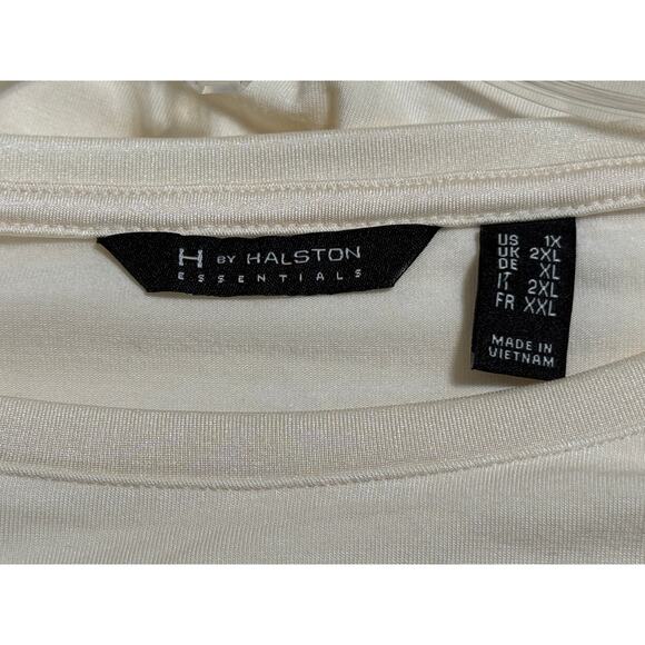 H by Halston Cream Tunic, Size 1X - Picture 5 of 6
